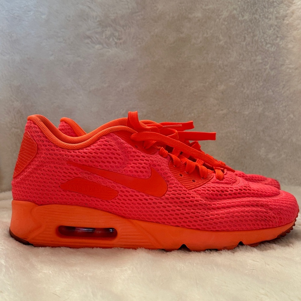 Nike Air Max Vibrant Orange Athletic Shoes